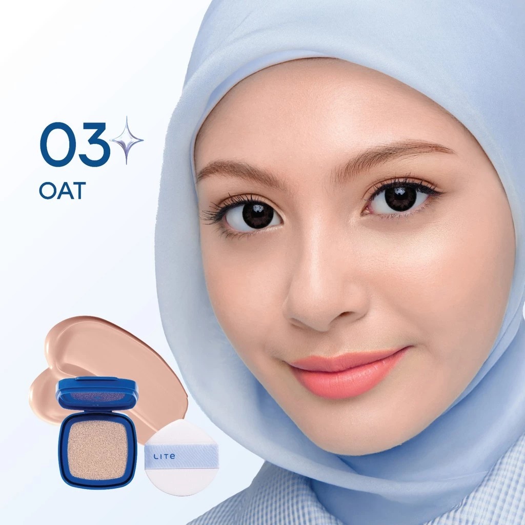 Wardah Lite Skin Filter Cushion REFILL 11gr - 03 Oat