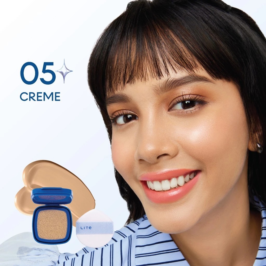 Wardah Lite Skin Filter Cushion REFILL 11gr - 05 Creme