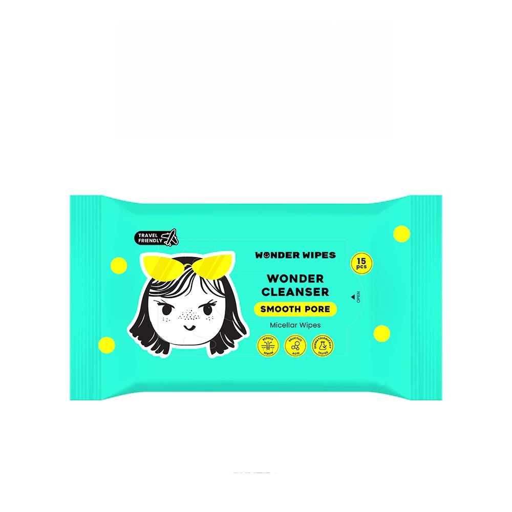 Wonder Wipes - Wonder Cleanser Smooth Pore Micellar Wipes 15pcs