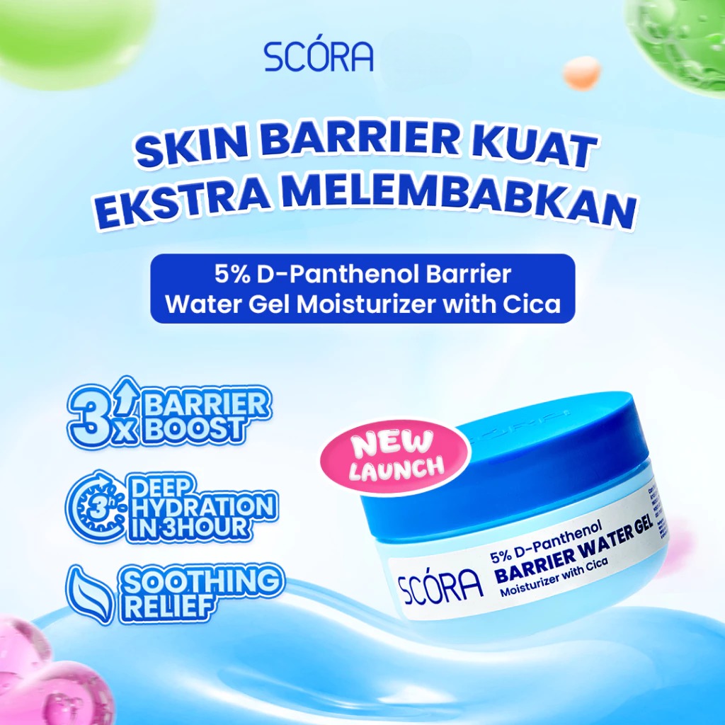Scora 5% D-Panthenol Barrier Water Gel Moisturizer With Cica 40ml Scora 5% D-Panthenol Barrier Water Gel Moisturizer With Cica 40ml