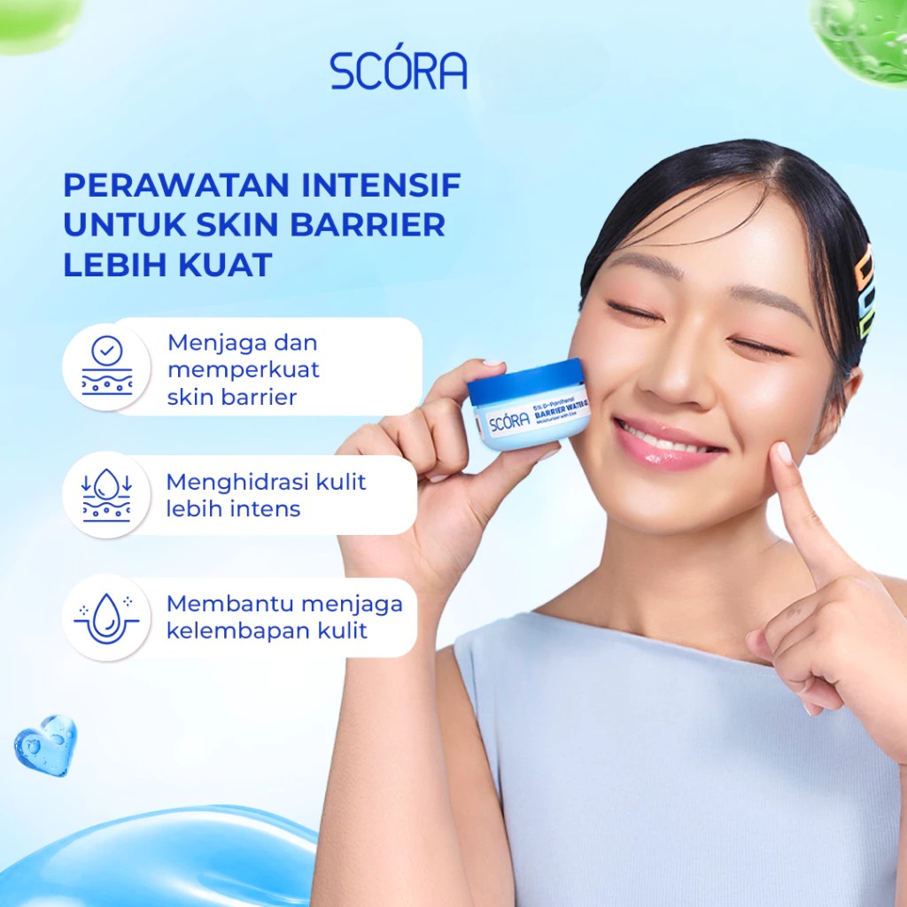 Scora 5% D-Panthenol Barrier Water Gel Moisturizer With Cica 40ml