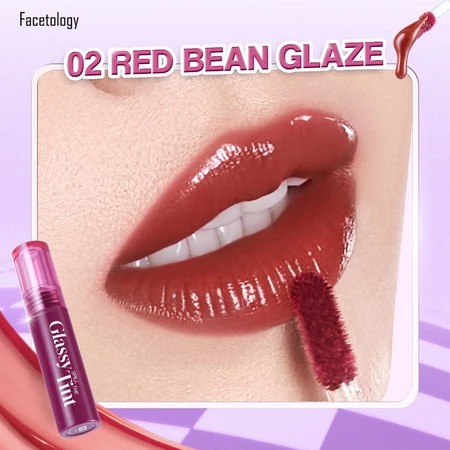 Facetology Glassy Spill The Tint 2.5gr - 02 Red Bean Glaze Facetology Glassy Spill The Tint 2.5gr - 02 Red Bean Glaze