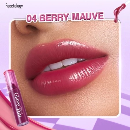 Facetology Glassy Spill The Tint 2.5gr - 04 Berry Mauve Facetology Glassy Spill The Tint 2.5gr - 04 Berry Mauve