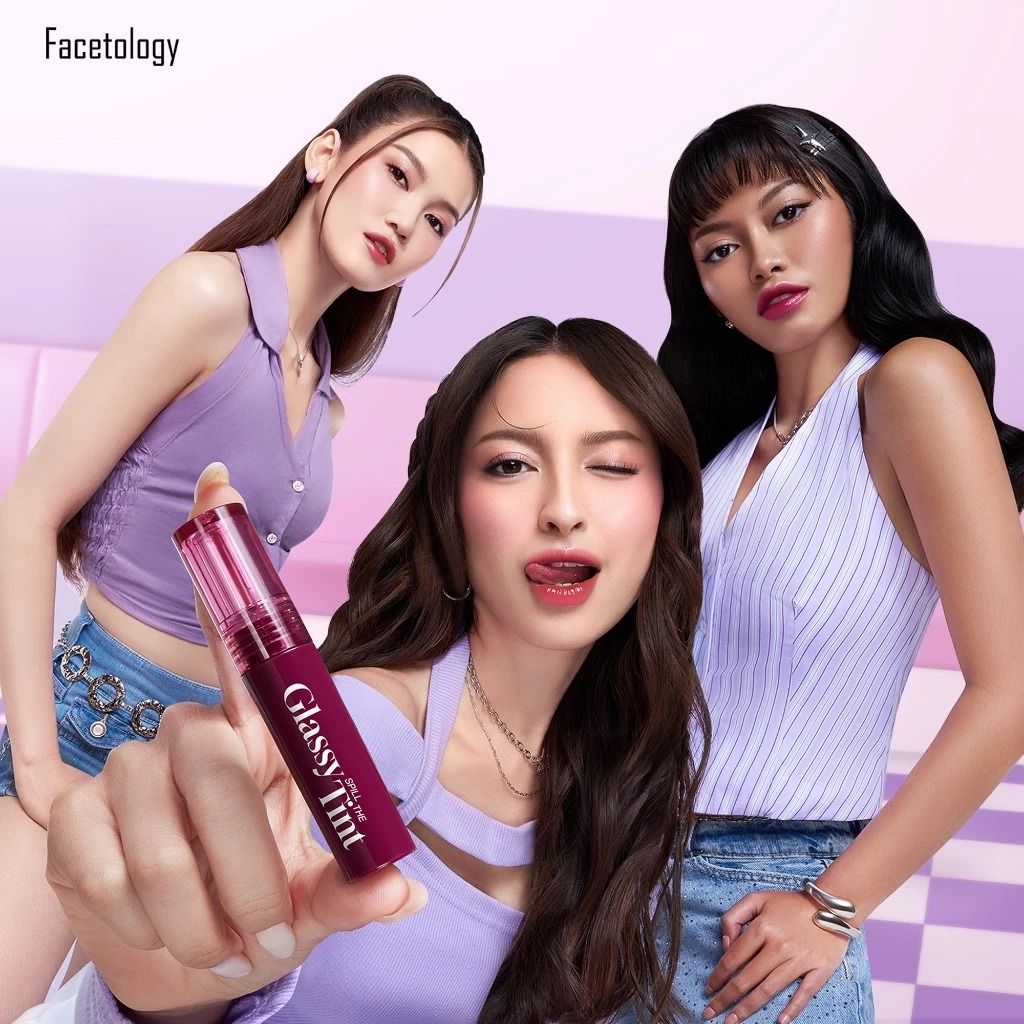 Facetology Glassy Spill The Tint 2.5gr - 04 Berry Mauve
