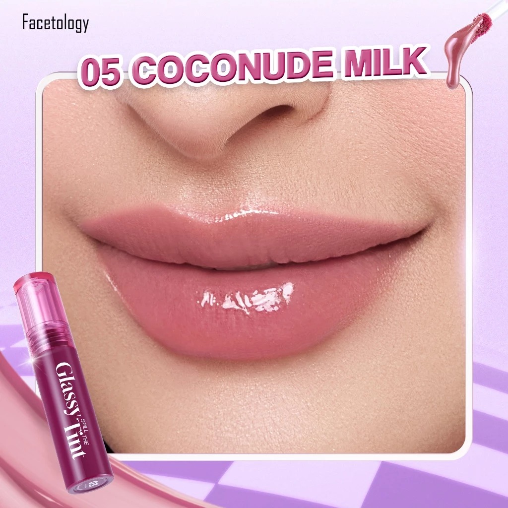 Facetology Glassy Spill The Tint 2.5gr - 05 Coconude Milk Facetology Glassy Spill The Tint 2.5gr - 05 Coconude Milk
