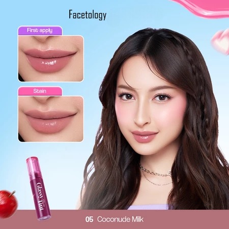 Facetology Glassy Spill The Tint 2.5gr - 05 Coconude Milk