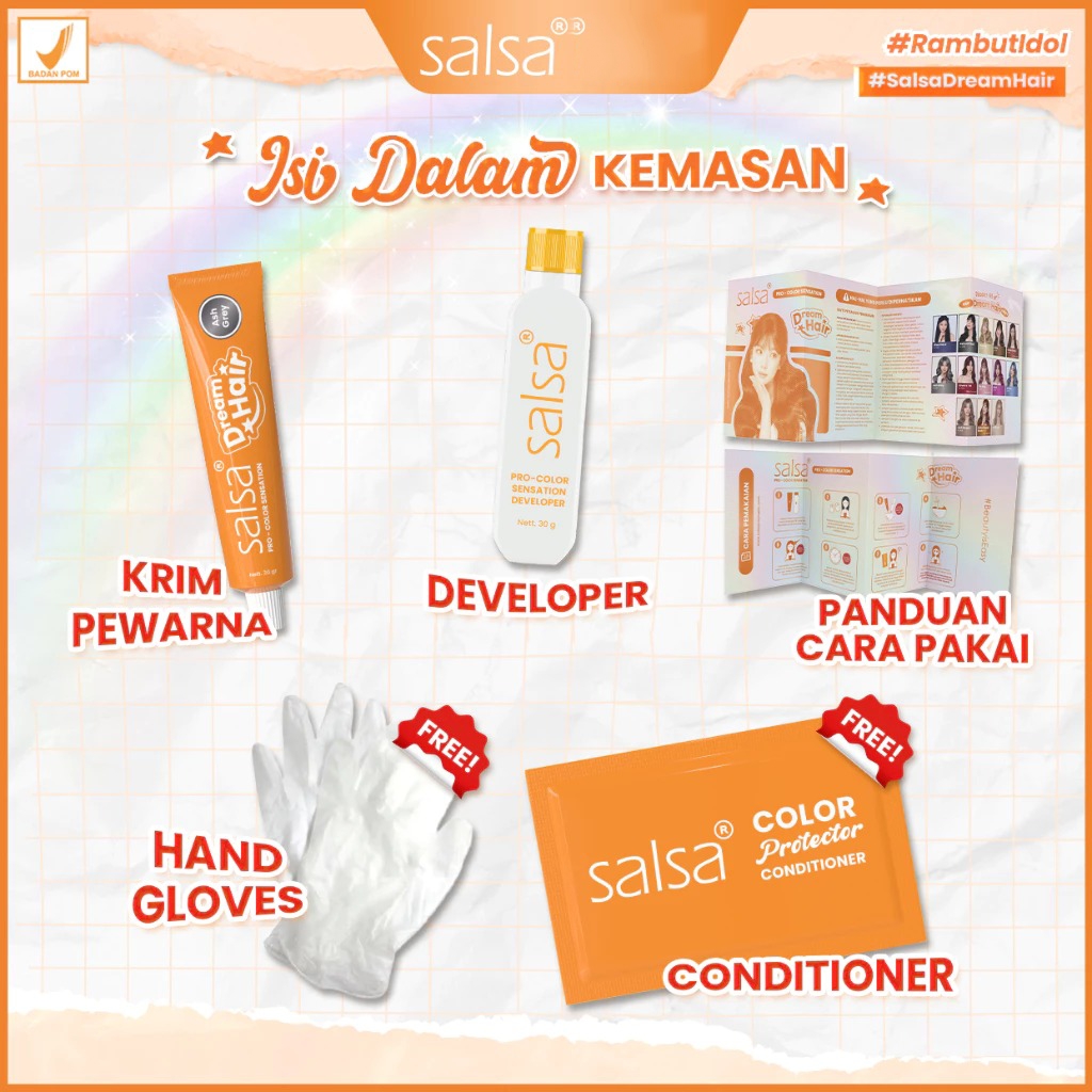 SALSA Dream Hair Pro Color Sensation - Ash Brown (8.21)