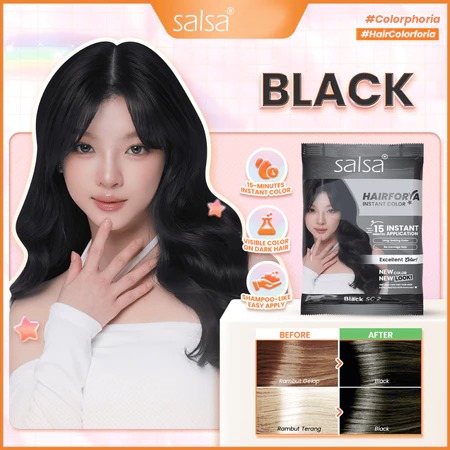 Salsa Hairforia Instant Color - Black (SC 2)