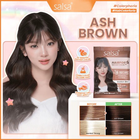 Salsa Hairforia Instant Color - Ash Brown (SC 7)