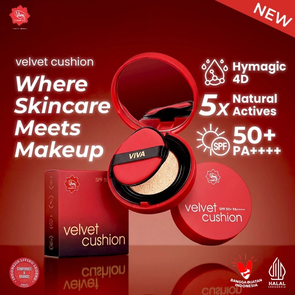 Viva Velvet Cushion SPF50+ PA++++ 13gr - 02 Warm Ivory