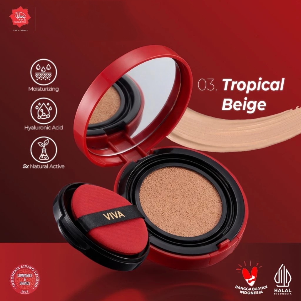 Viva Velvet Cushion SPF50+ PA++++ 13gr - 03 Tropical Beige