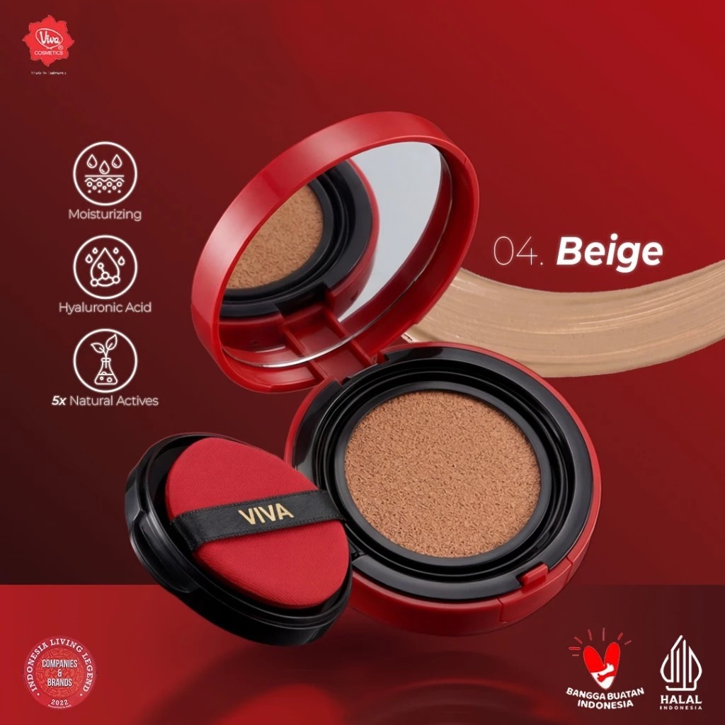Viva Velvet Cushion SPF50+ PA++++ 13gr - 04 Beige