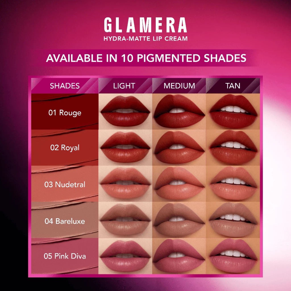 Glamera Hydra-Matte Lip Cream 3gr - 02 Royal