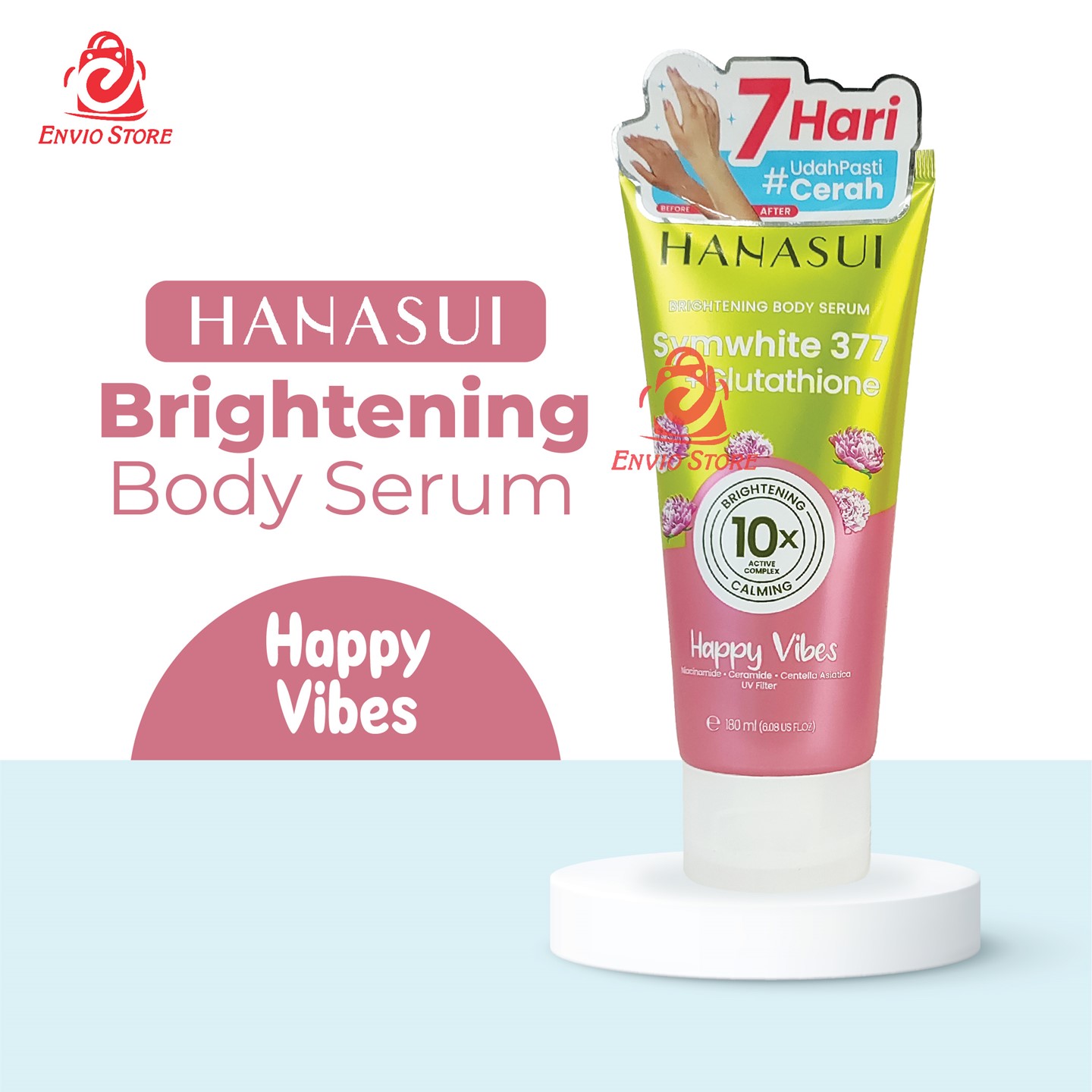 Hanasui Brightening Body Serum Symwhite 377 180ml - Happy Vibes