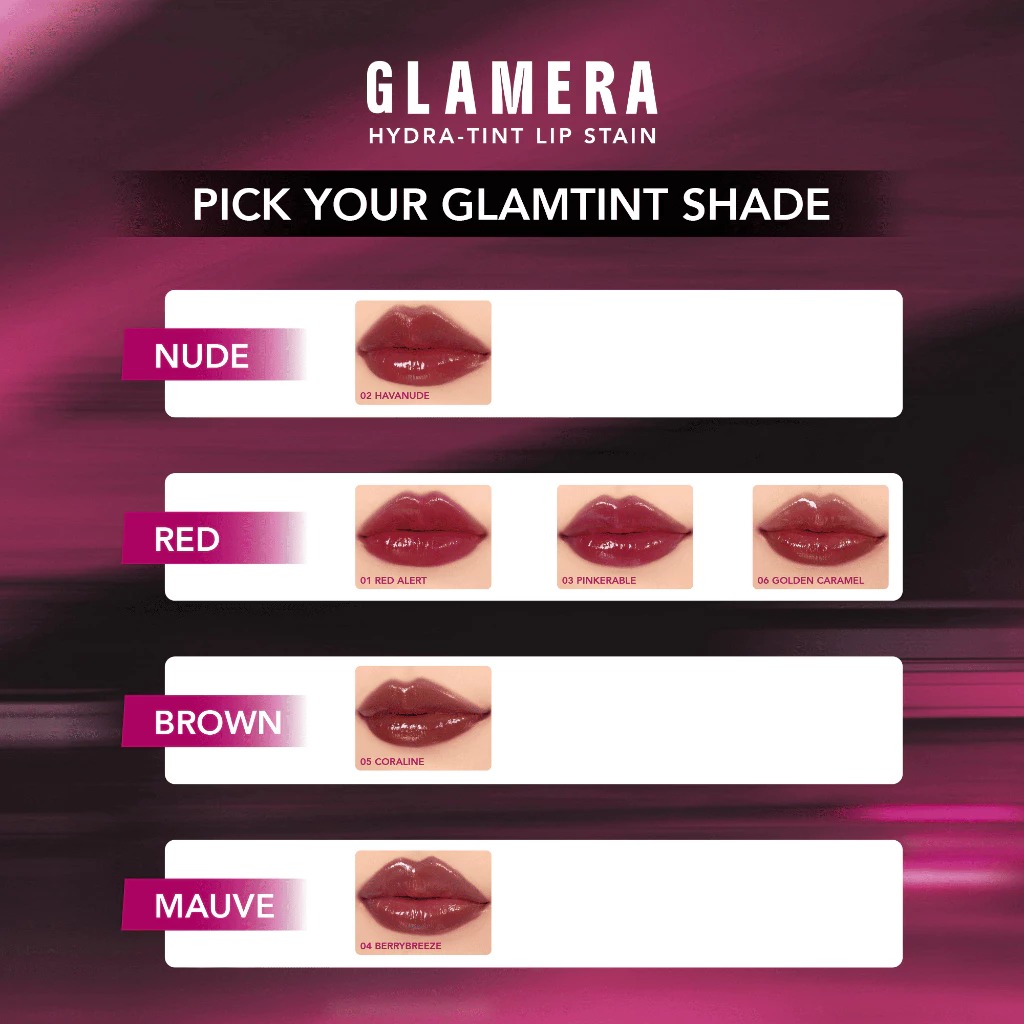 Glamera Hydra-Tint Lip Stain 2.5gr - 06 Golden Caramel