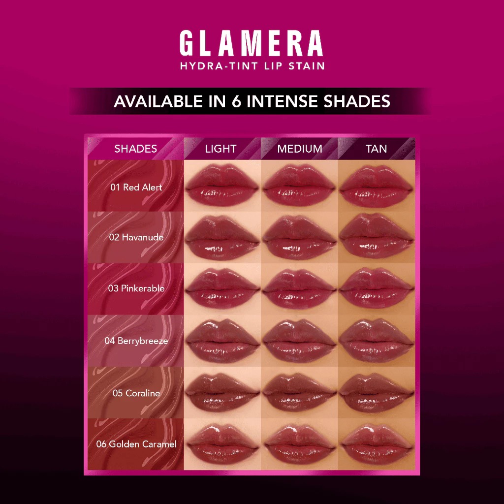 Glamera Hydra-Tint Lip Stain 2.5gr - 06 Golden Caramel