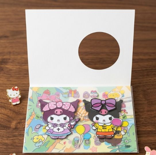 Buku Stiker MINI Dress Up SANRIO Series (B002A) - MELODY PINK