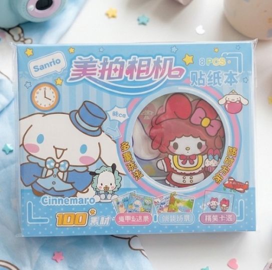 Buku Stiker MINI Dress Up SANRIO Series (B002B) - CINNAMOROLL BIRU