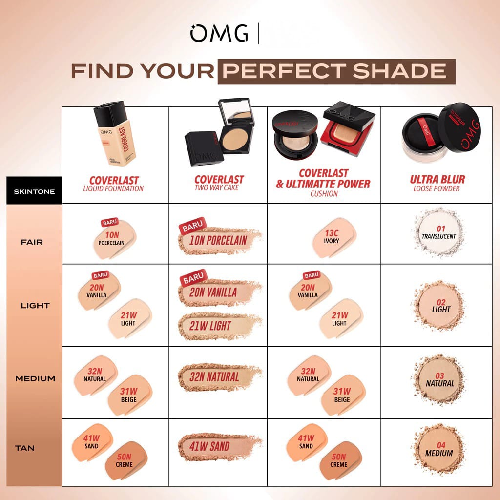 Oh My Glam Ultra Blur Loose Powder 12gr - 04 Medium (OMG)