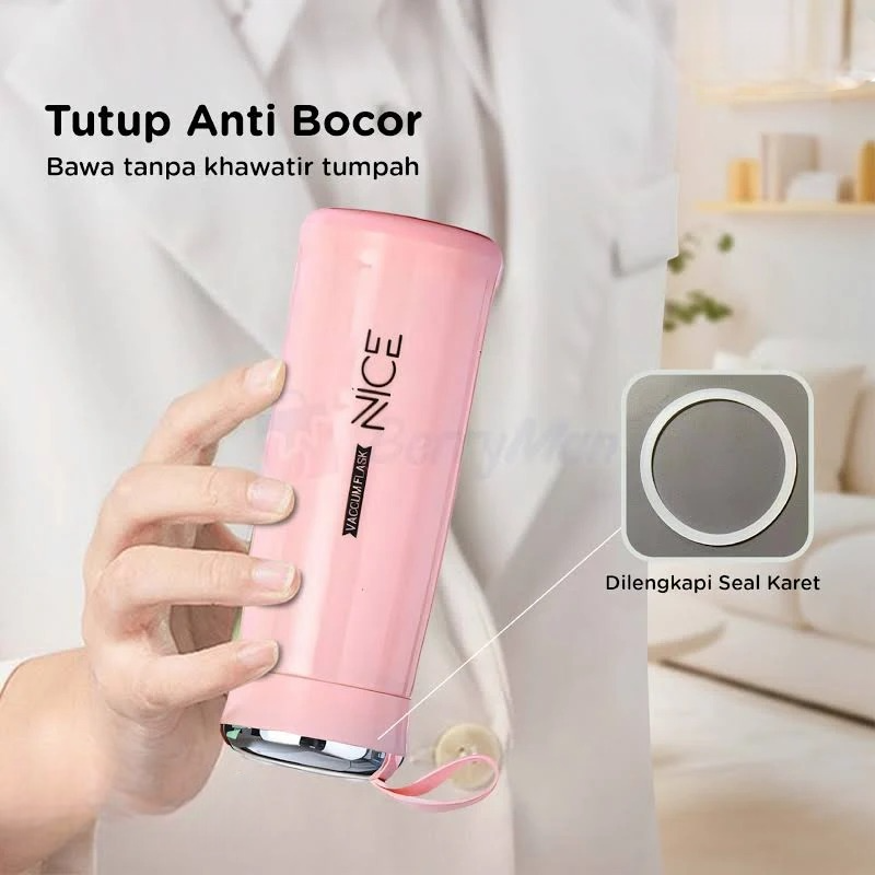 Botol Minum Kaca Nice Vaccum FLask 400ml