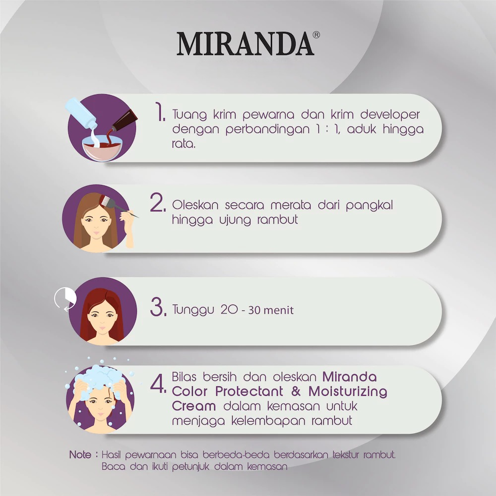 Miranda Permanent Hair Color 30ml - MC 21 Super Blue Bleaching