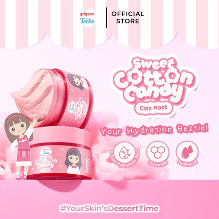 Pigeon Teens Clay Mask 60gr - Cotton Candy