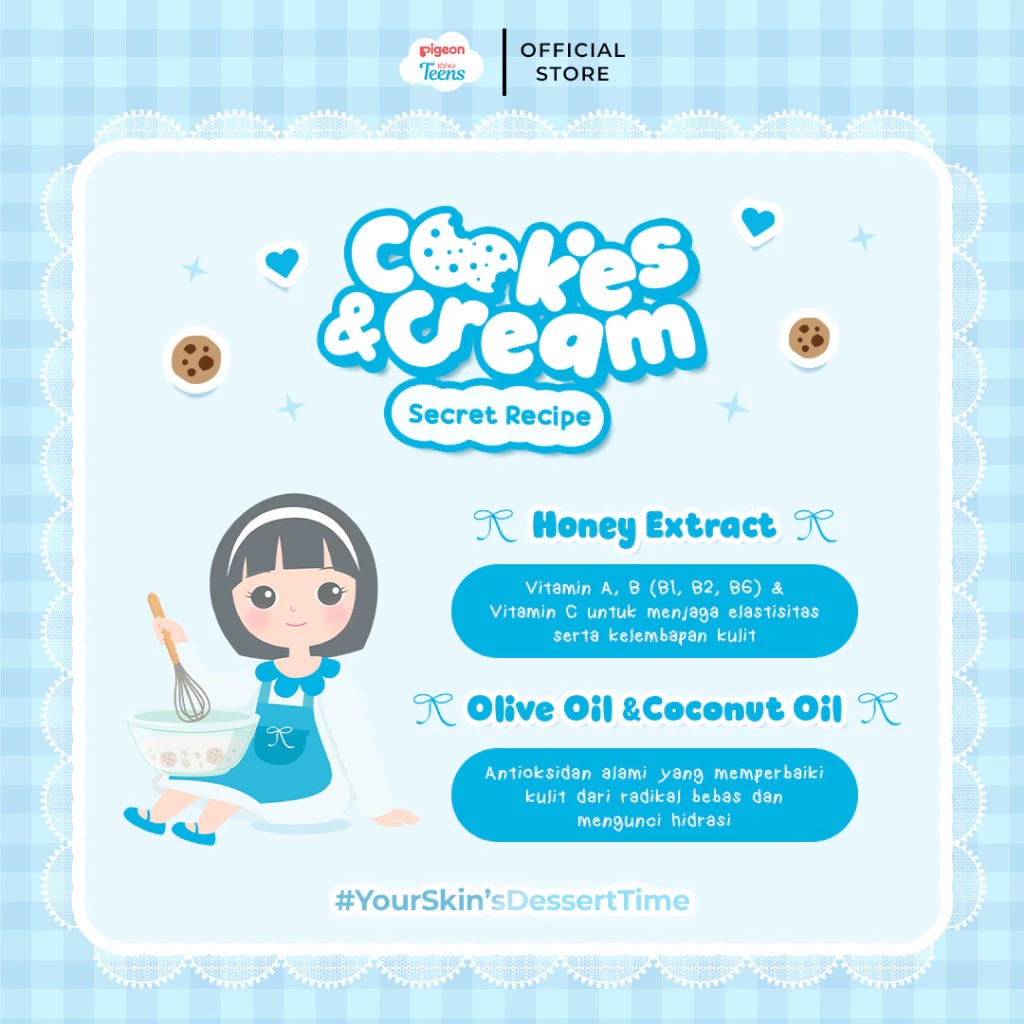 Pigeon Teens Clay Mask 60gr - Cookies & Cream
