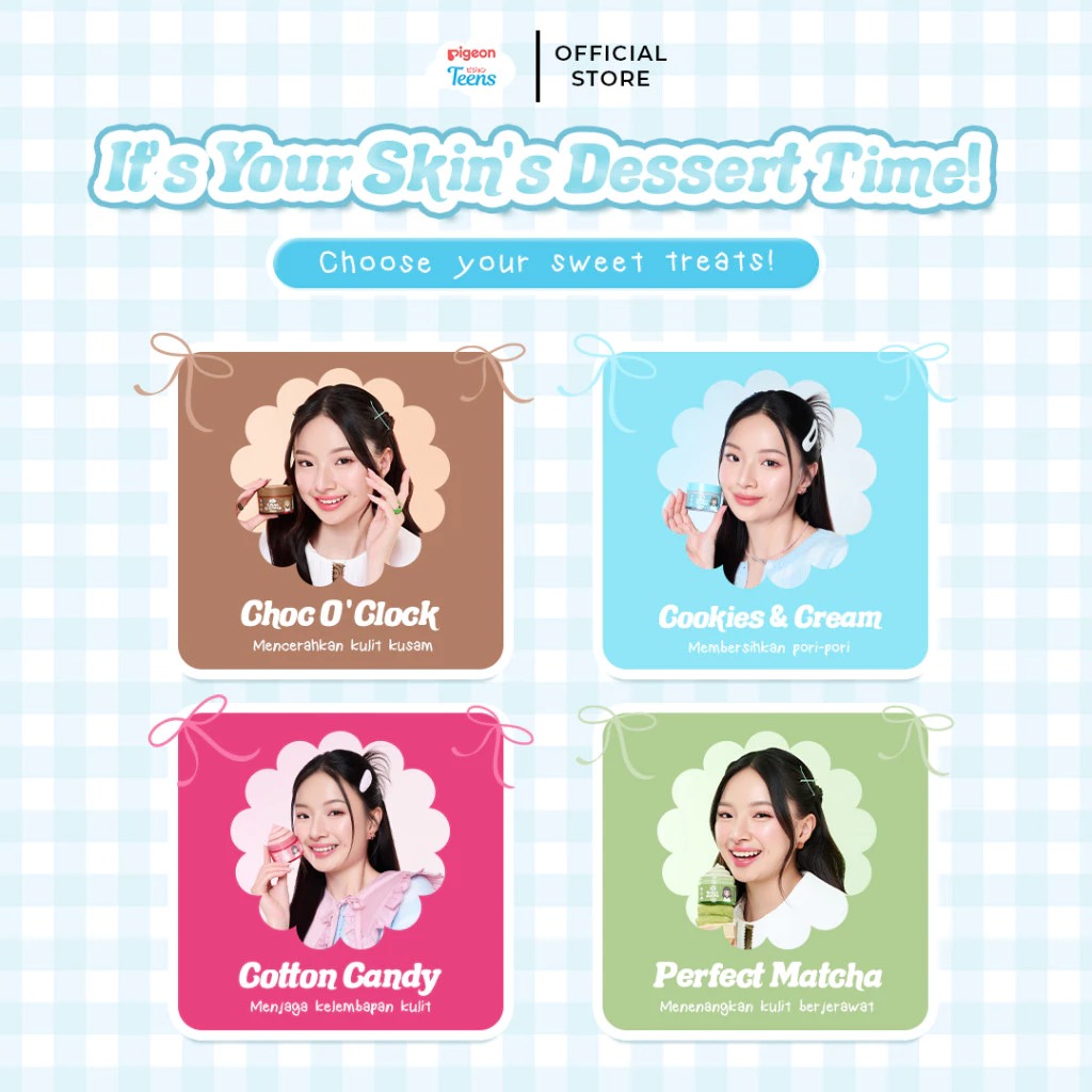 Pigeon Teens Clay Mask 60gr - Cookies & Cream