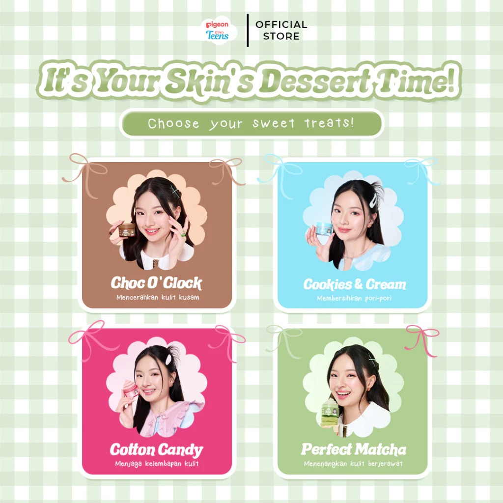Pigeon Teens Clay Mask 60gr - Perfect Matcha