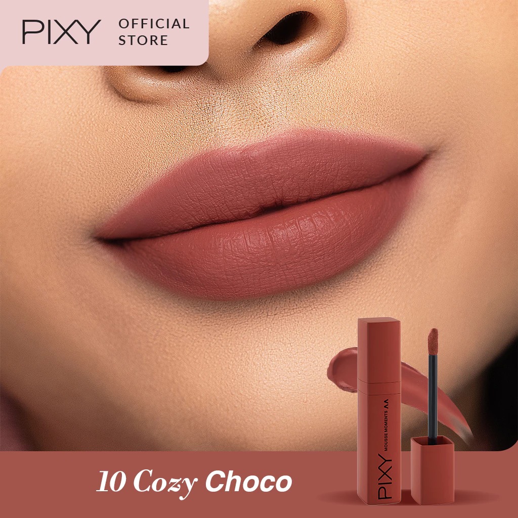 Pixy Mousse Moments Matte Lips - 10 Cozy Choco