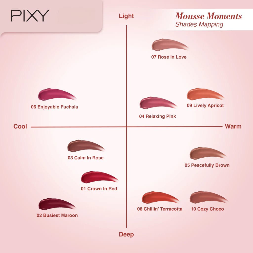 Pixy Mousse Moments Matte Lips - 10 Cozy Choco