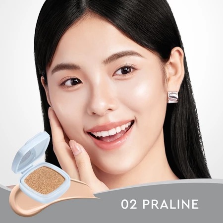 Glad 2 Glow Perfect Cover Glow Cushion REFILL 11gr - 02 Praline Glad 2 Glow Perfect Cover Glow Cushion REFILL 11gr - 02 Praline