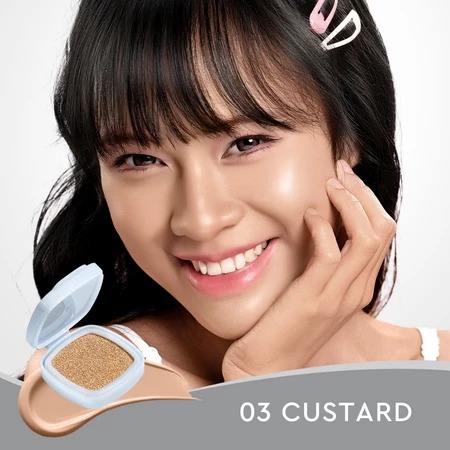 Glad 2 Glow Perfect Cover Glow Cushion REFILL 11gr - 03 Custard Glad 2 Glow Perfect Cover Glow Cushion REFILL 11gr - 03 Custard