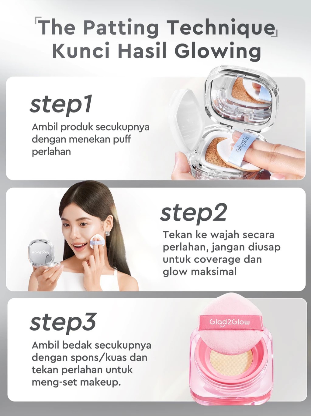 Glad 2 Glow Perfect Cover Glow Cushion REFILL 11gr - 03 Custard