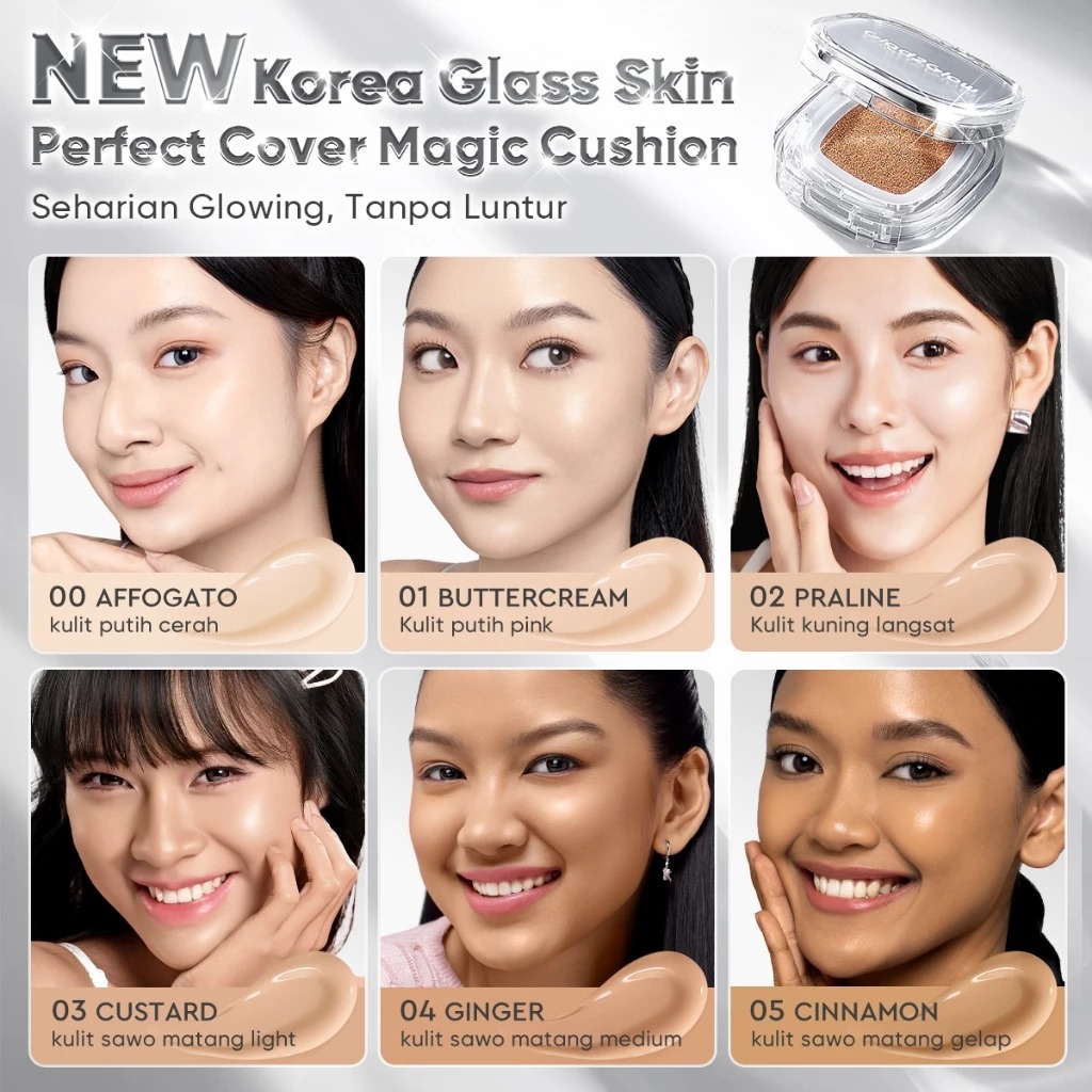 Glad 2 Glow Perfect Cover Glow Cushion REFILL 11gr - 04 Ginger