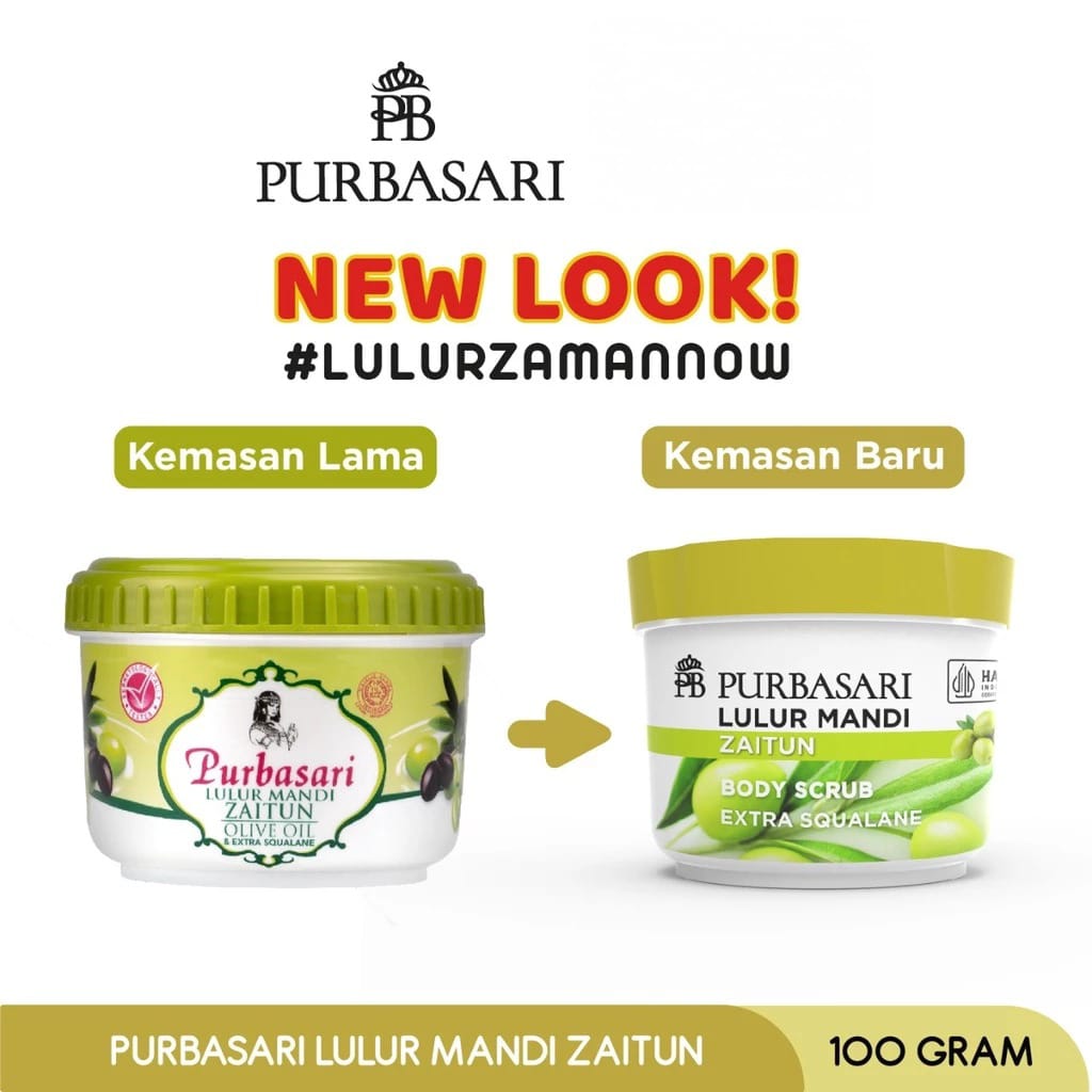 Purbasari Lulur Mandi Zaitun 100 gr