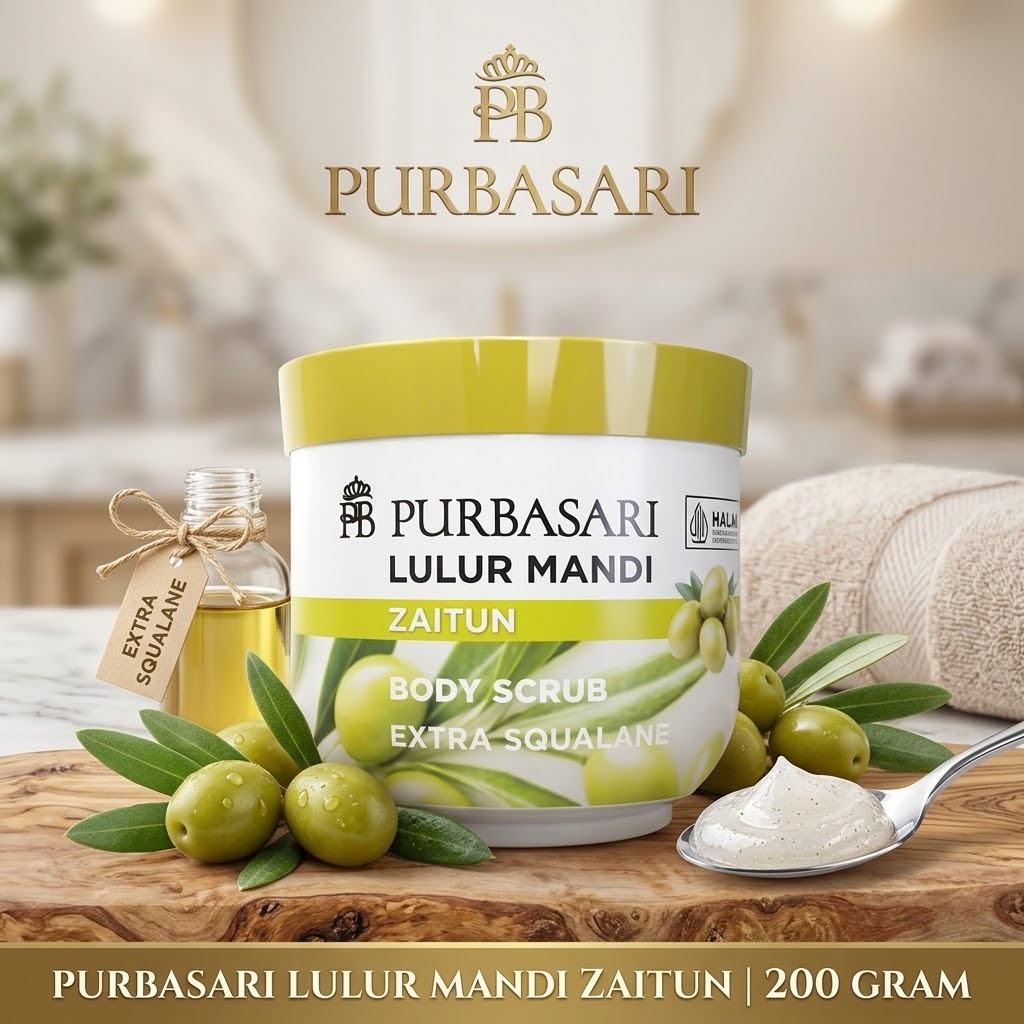 Purbasari Lulur Mandi Zaitun 200 gr