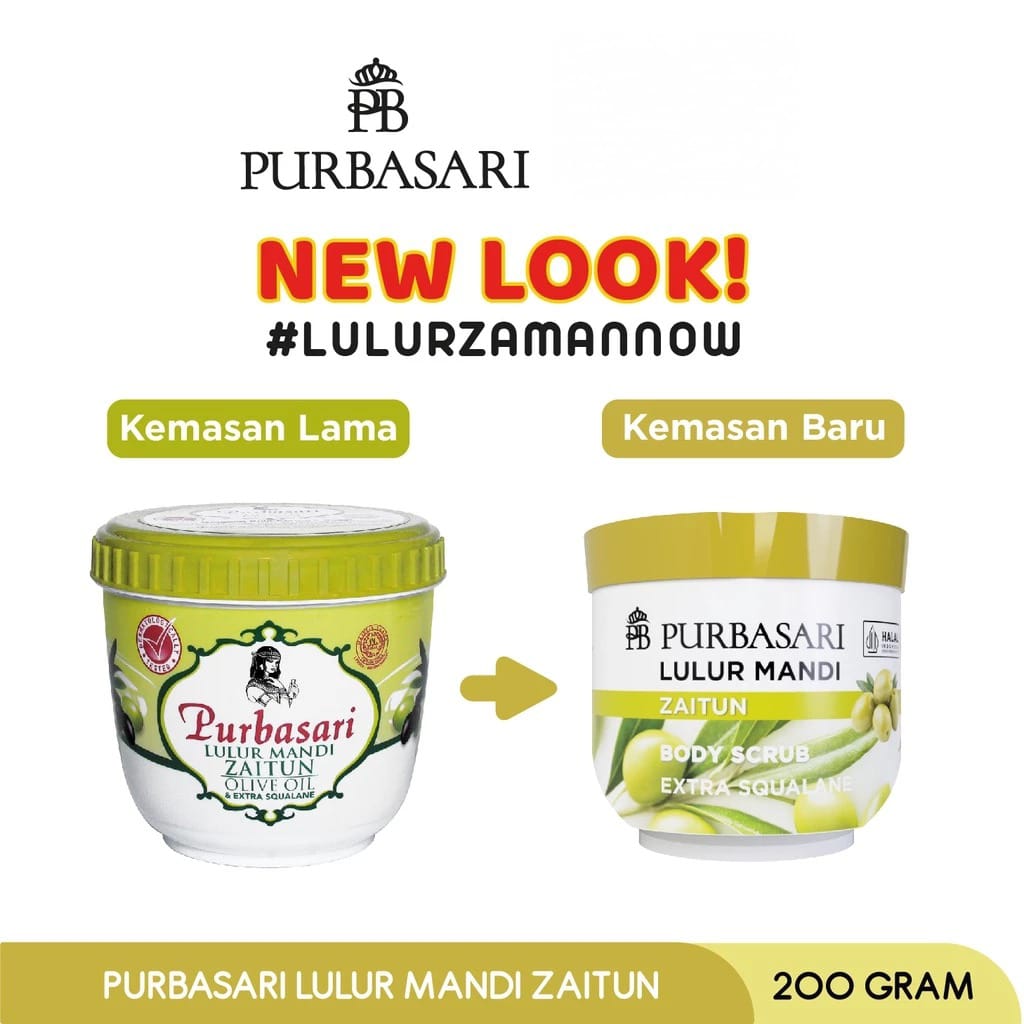 Purbasari Lulur Mandi Zaitun 200 gr