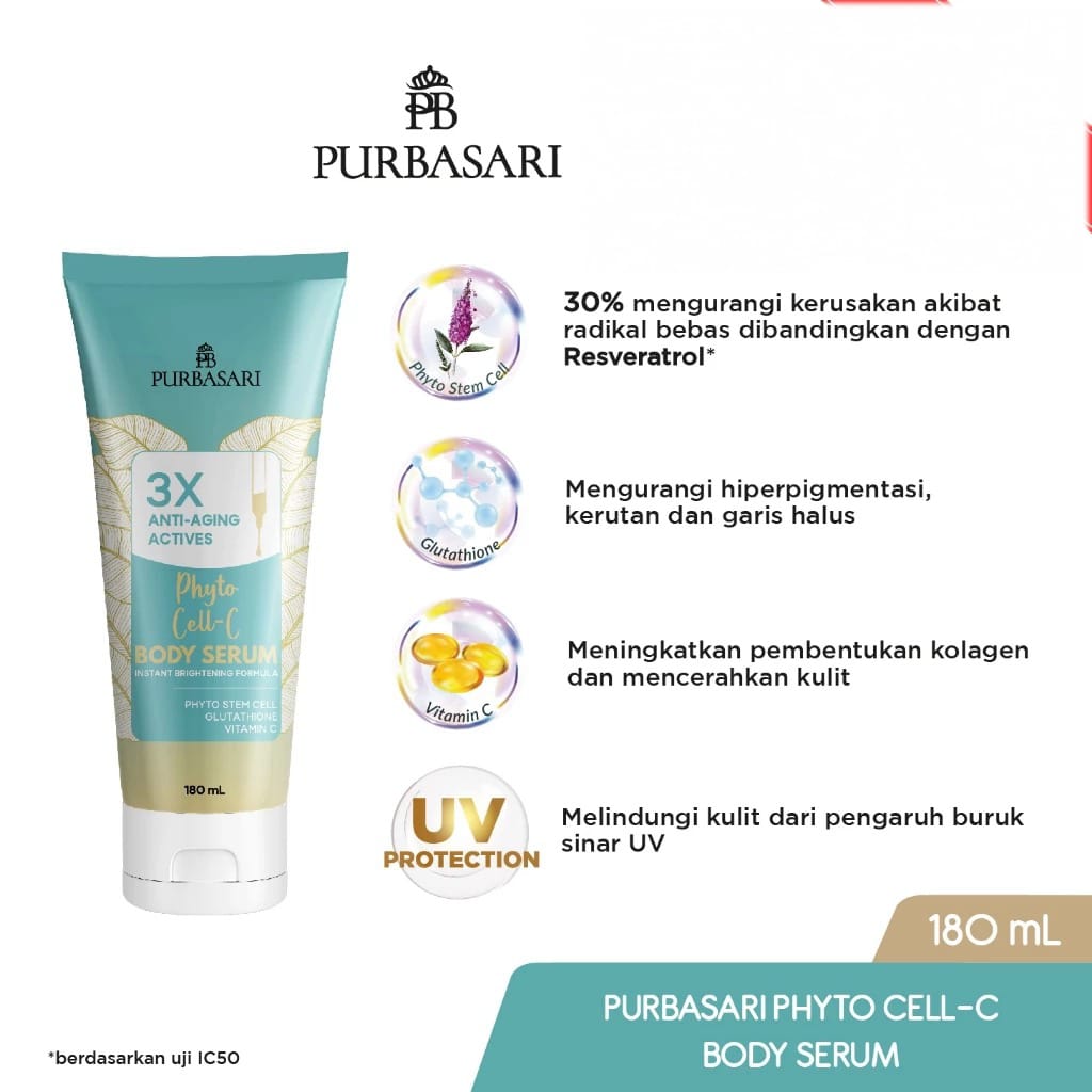 Purbasari Body Serum 180ml - Phyto Cell-C