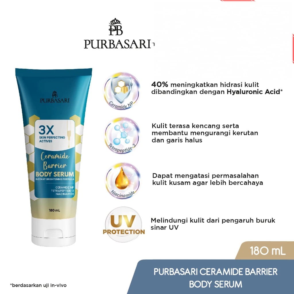 Purbasari Body Serum 180ml - Ceramide Barrier