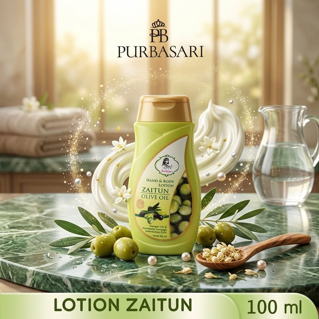 Purbasari Hand & Body Lotion Zaitun 100ml