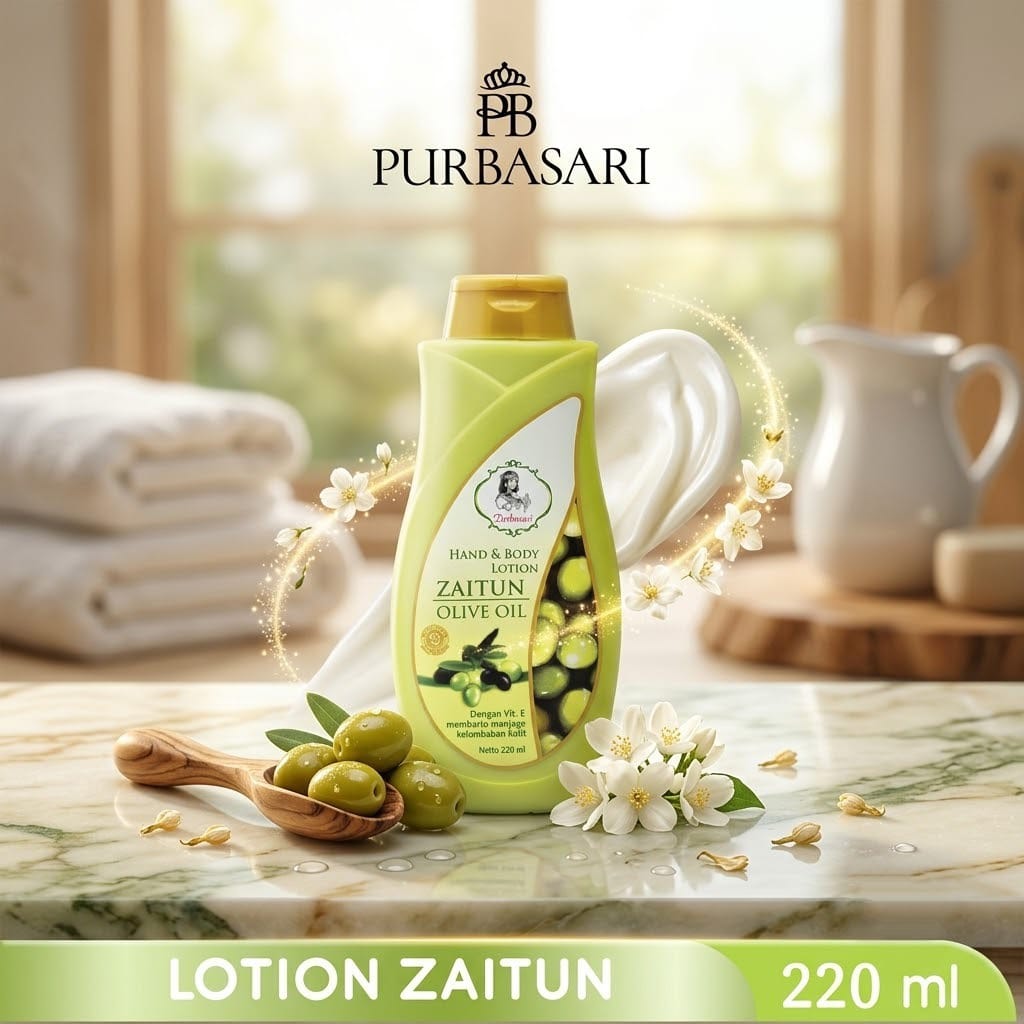 Purbasari Hand & Body Lotion Zaitun 200ml