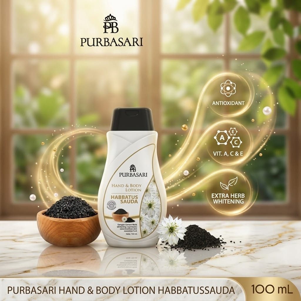 Purbasari Hand & Body Lotion Habbatussauda 100ml