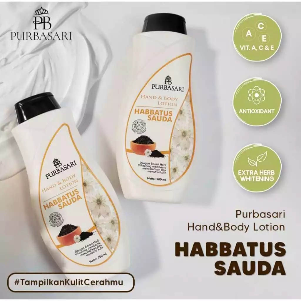 Purbasari Hand & Body Lotion Habbatussauda 100ml