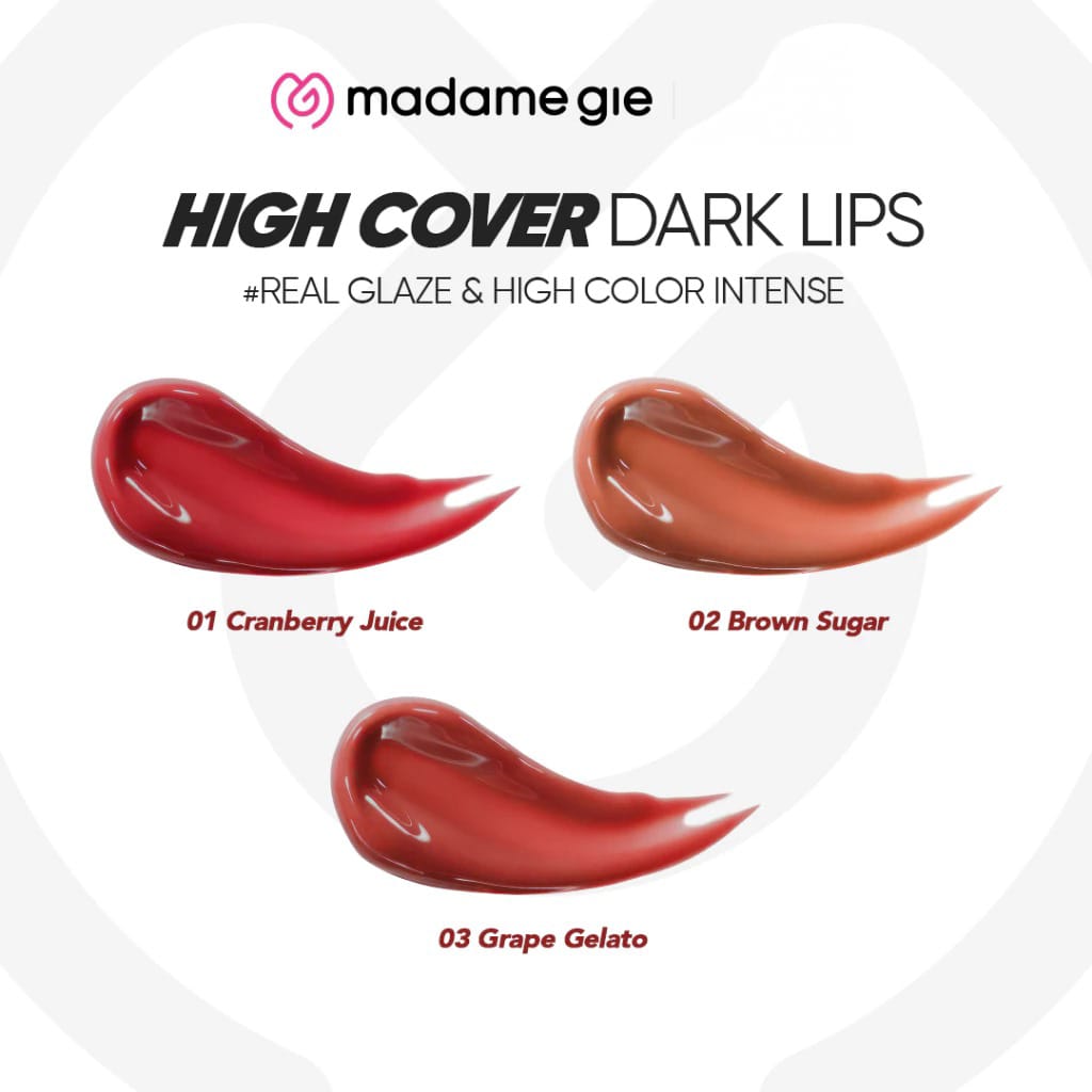 Madame Gie Look Glassy Lip Glaze 1.5ml - 03 Grape Gelato