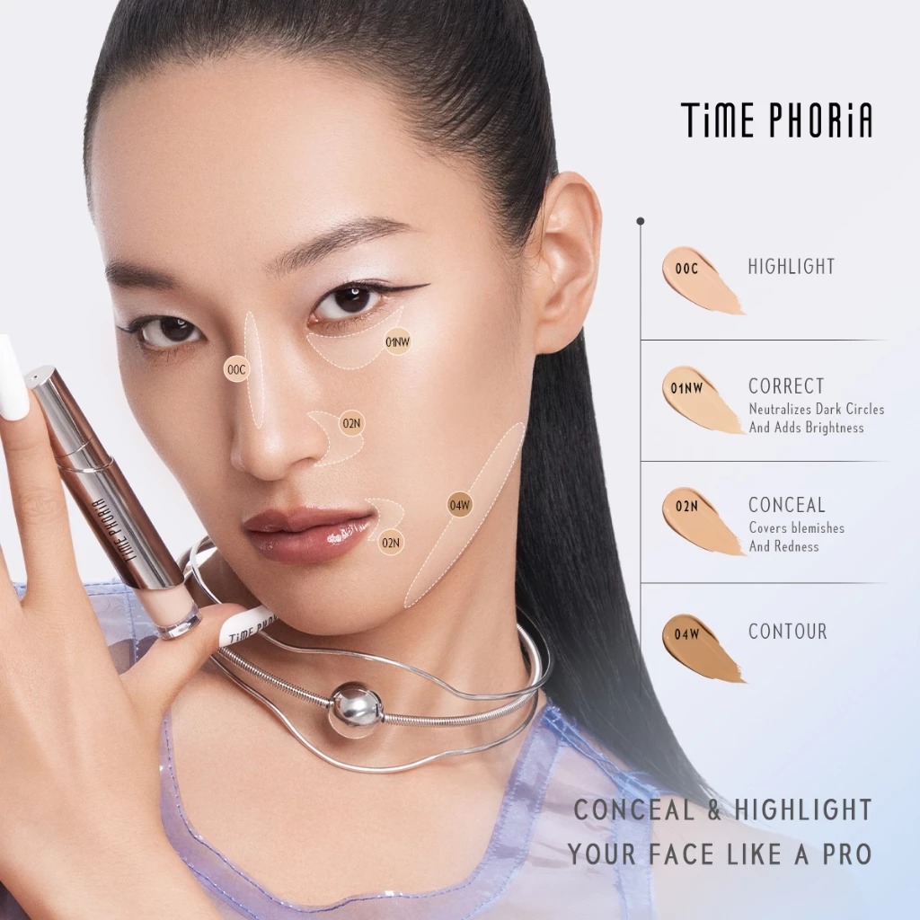 Time Phoria Timeless Valora Fit Perfection Concealer 5ml - 02N Ivora
