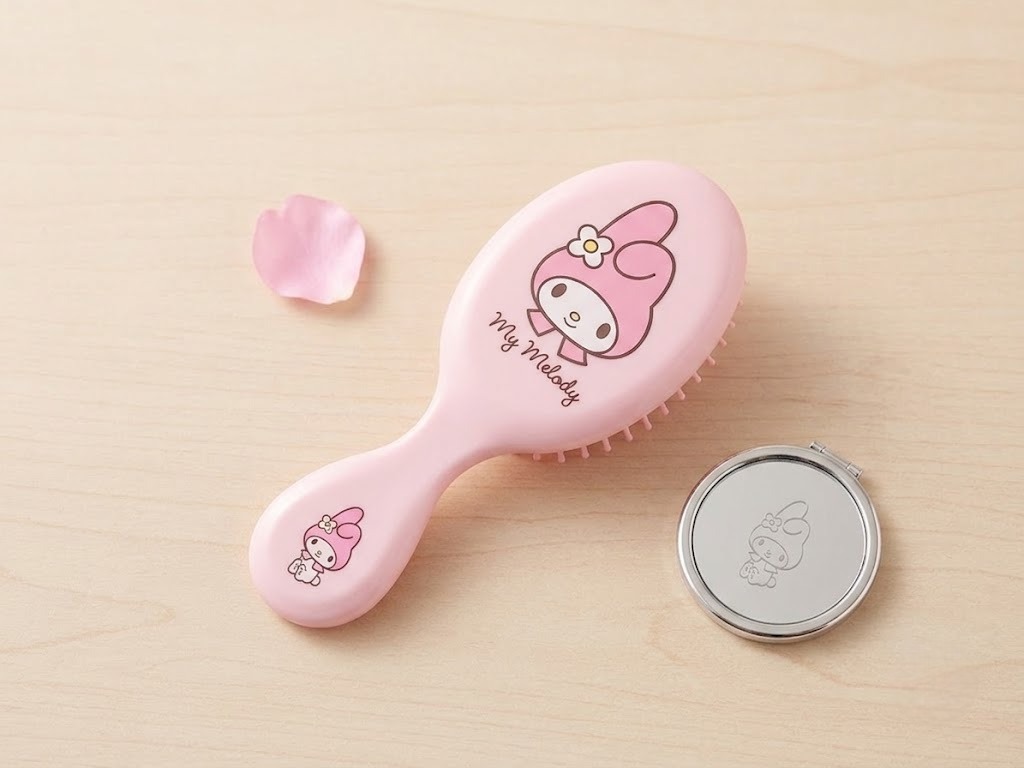 Sisir Rambut Mini Karakter Sanrio - Melody (PINK) Sisir Rambut Mini Karakter Sanrio - Melody (PINK)