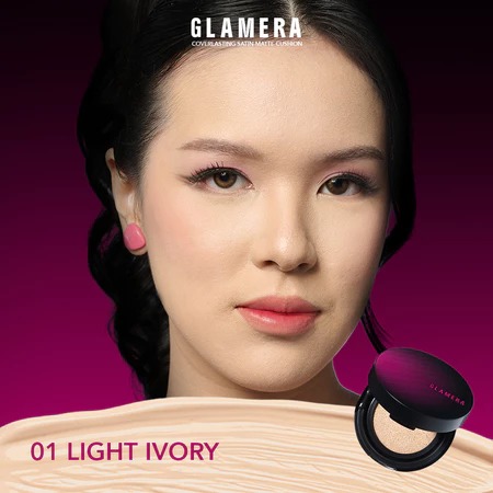Glamera Coverlasting Satin-Matte Cushion 13gr - 01 Light Ivory Glamera Coverlasting Satin-Matte Cushion 13gr - 01 Light Ivory