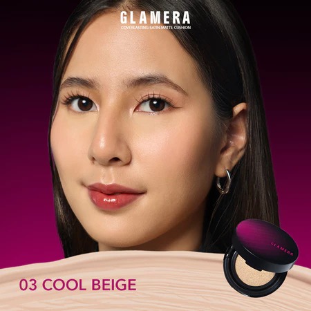 Glamera Coverlasting Satin-Matte Cushion 13gr - 03 Cool Beige Glamera Coverlasting Satin-Matte Cushion 13gr - 03 Cool Beige