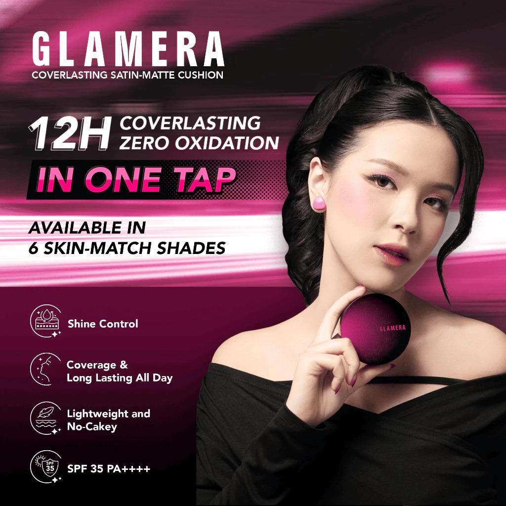 Glamera Coverlasting Satin-Matte Cushion 13gr - 04 Warm Beige